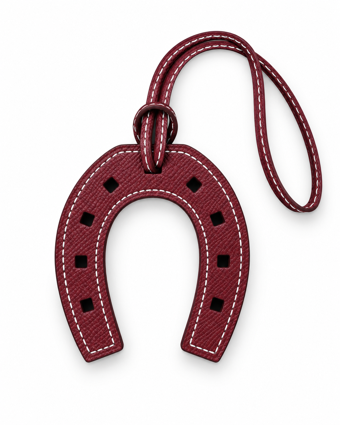 Xbrandat Paddock Fer à Cheval Leather Horseshoe Bag Charm