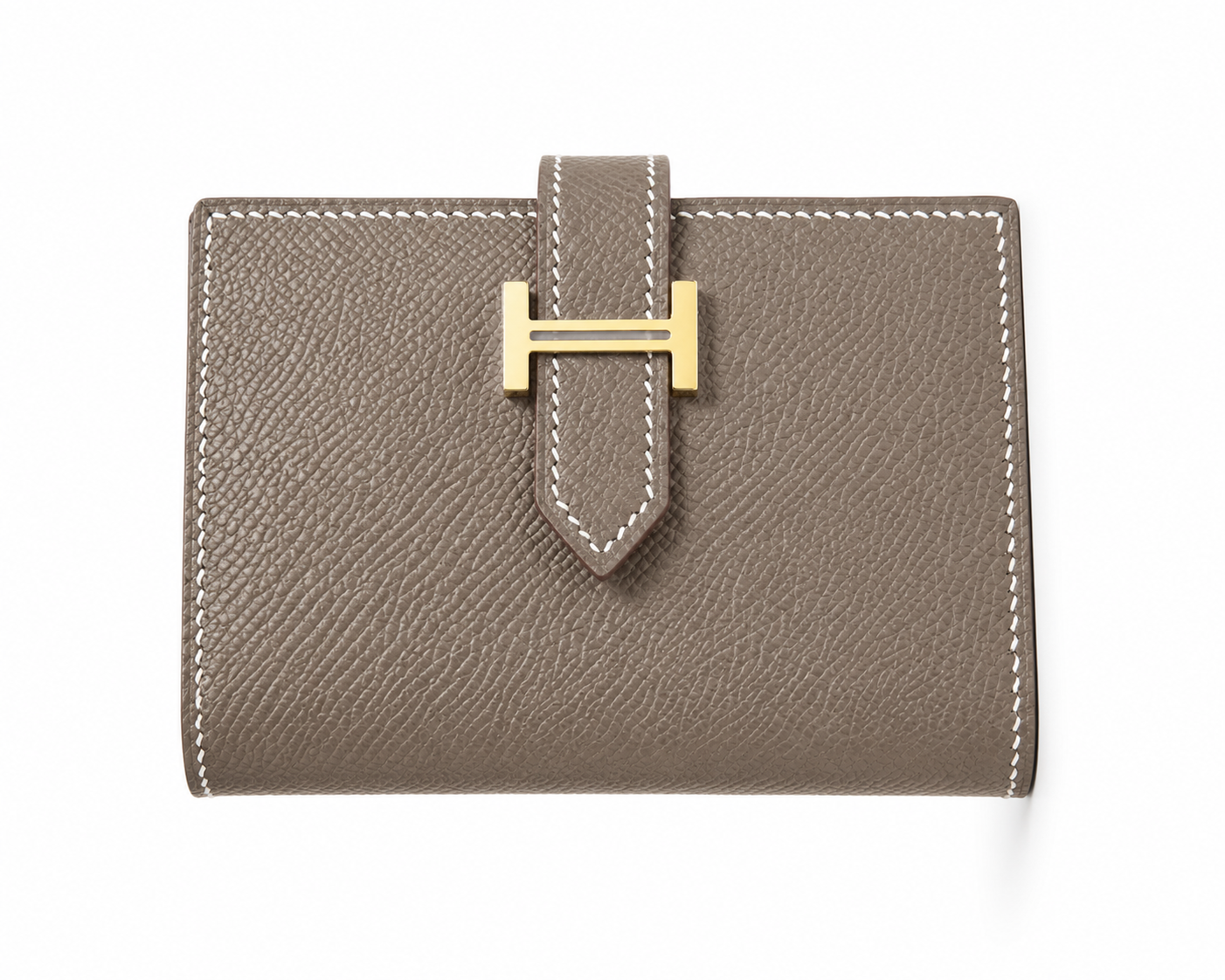 Hermès Béarn Compact Card Holder – Étoupe
