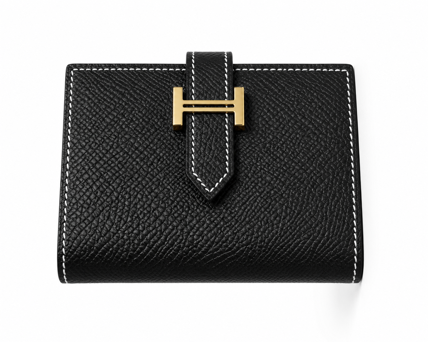 Hermès Béarn Compact Card Holder – Étoupe