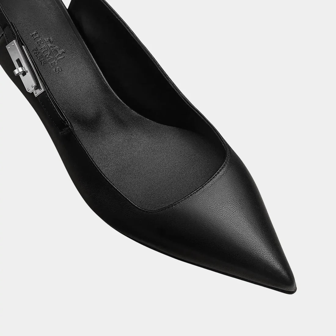 Xbrandat Lover 40 Slingback Pump – Black Nappa Leather