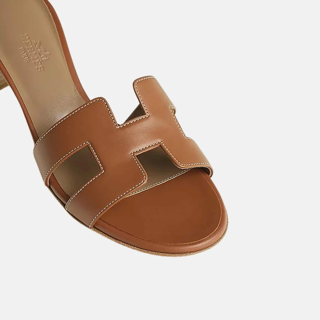 Xbrandat Oasis Sandal – Gold Calfskin