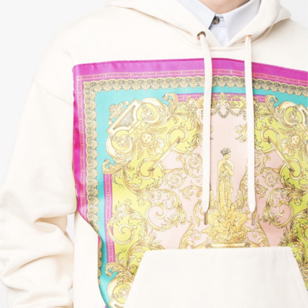 Versace هودي فرزاتشي لون أبيض - 3