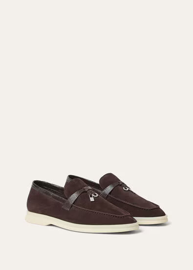 Xbrandat Summer Charms Walk Suede Loafers