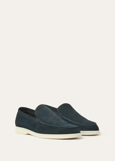 Loro Piana Summer Walk Suede Loafers