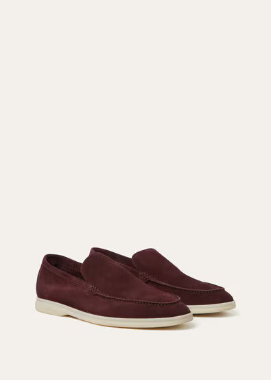 Loro Piana Summer Walk Suede Loafers