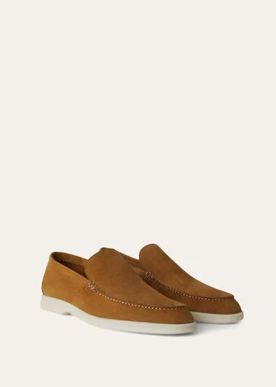 Loro Piana Summer Walk Suede Loafers