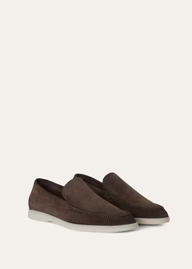Loro Piana Summer Walk Suede Loafers