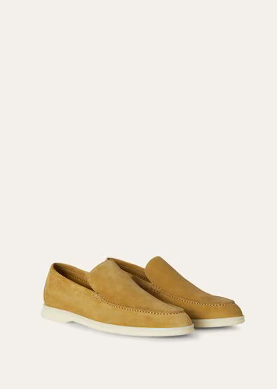 Loro Piana Summer Walk Suede Loafers