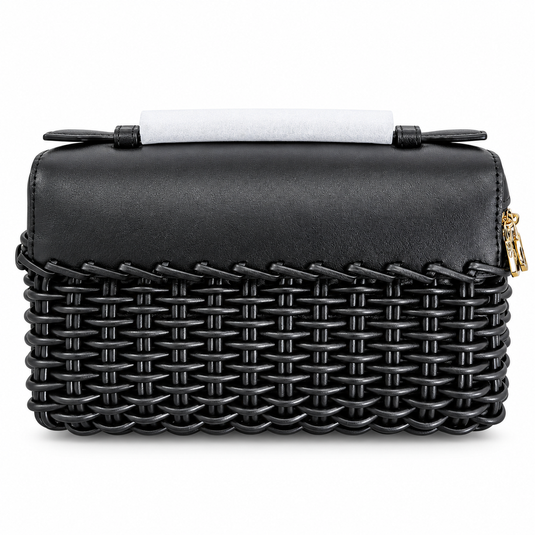 Xbrandat Woven Leather Vanity Bag
