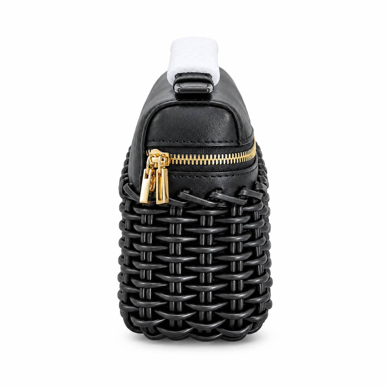 Xbrandat Woven Leather Vanity Bag