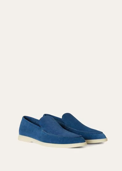 Loro Piana Summer Walk Suede Loafers