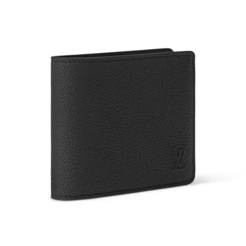 Louis Vuitton Multiple Wallet – Black Waxy Calfskin