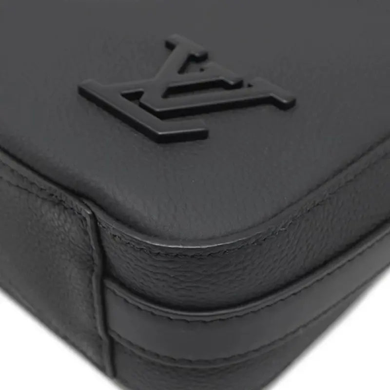 Louis Vuitton Pilot Briefcase Calfskin Matte Black