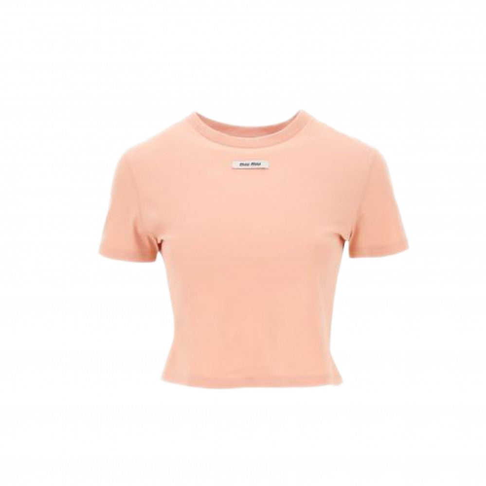 Miu Miu Pink Miu Miu T-Shirt