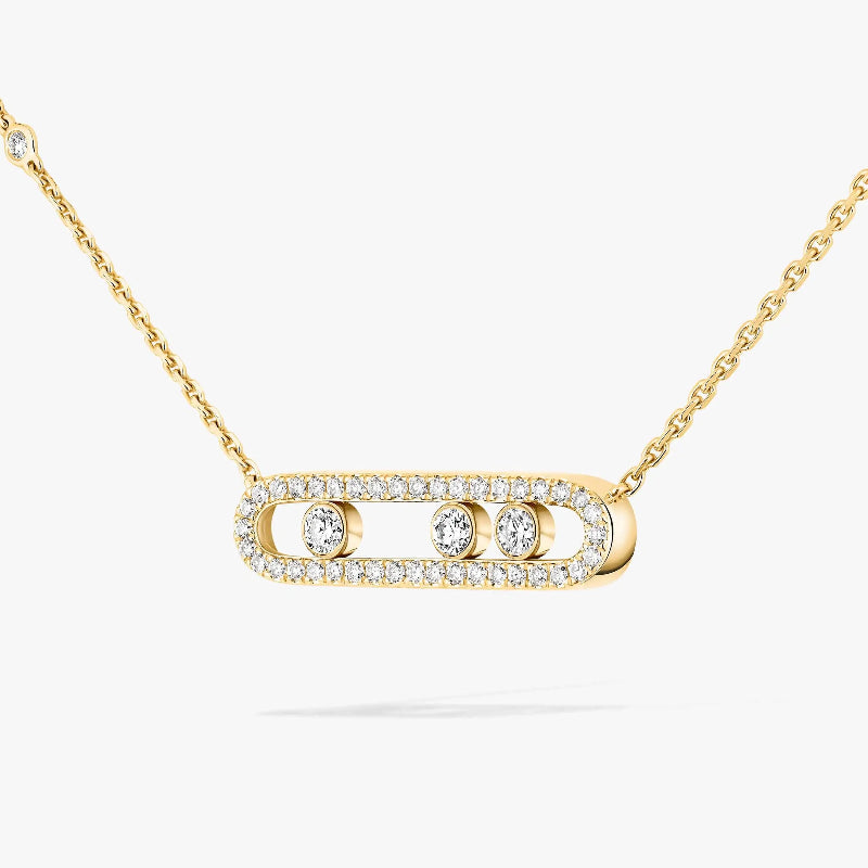 Xbrandat Move Classique Pavé Necklace ( Accessory )