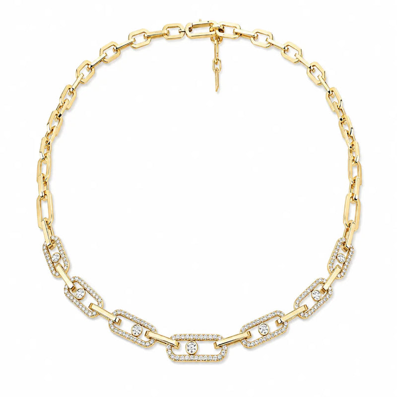 إكس براندات Choker Necklace Gold