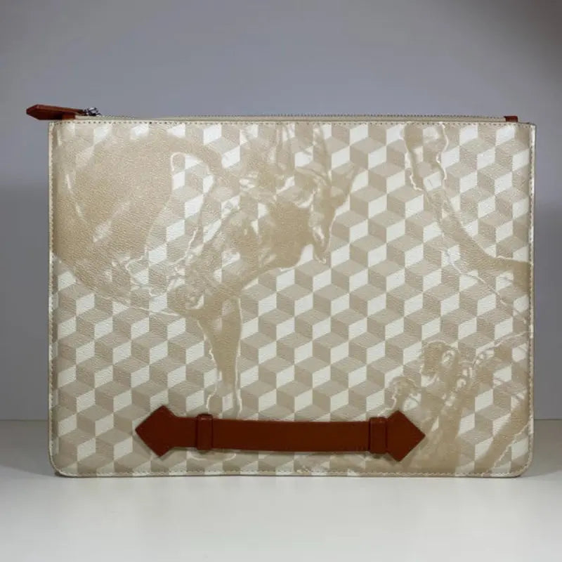 Prestige Beige 14-Inch Pouch