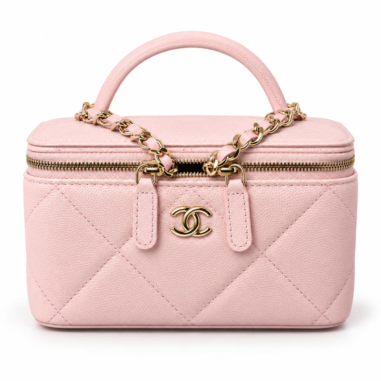 Xbrandat Quilted Mini Vanity Handbag - Style B
