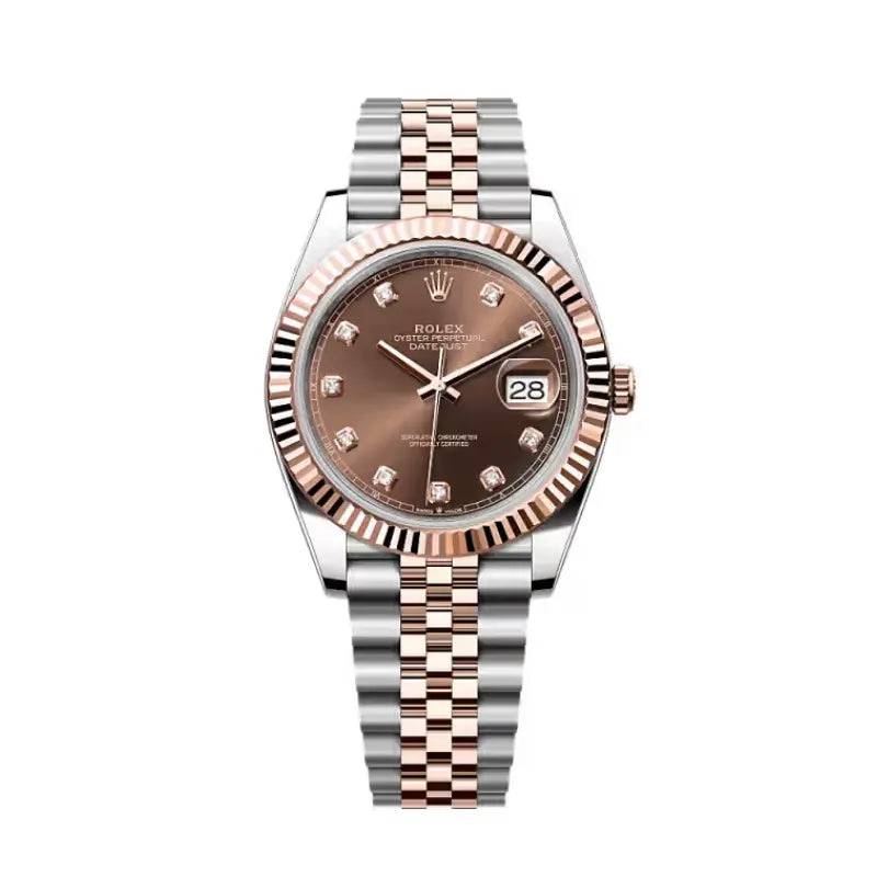 Rolex Datejust 41 Oyster, 41 mm, Oystersteel and Everose Gold