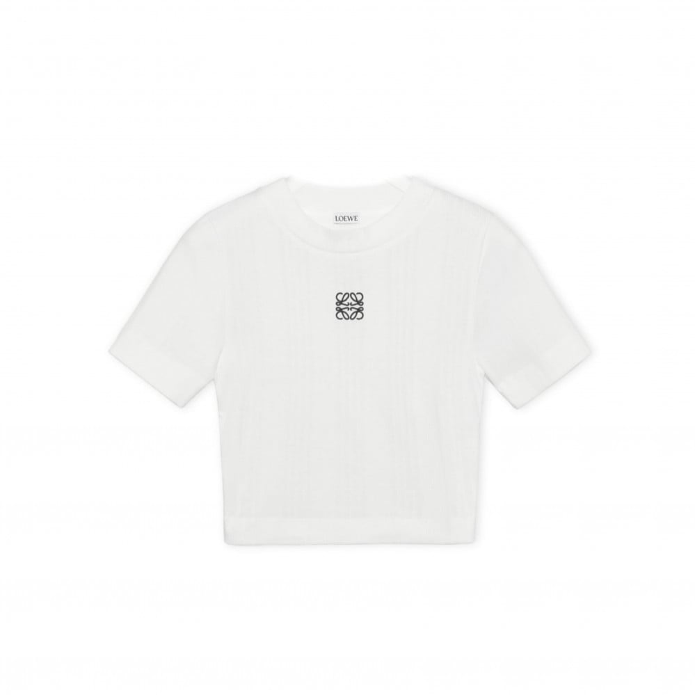 Loewe تيشيرت لويفي ابيض