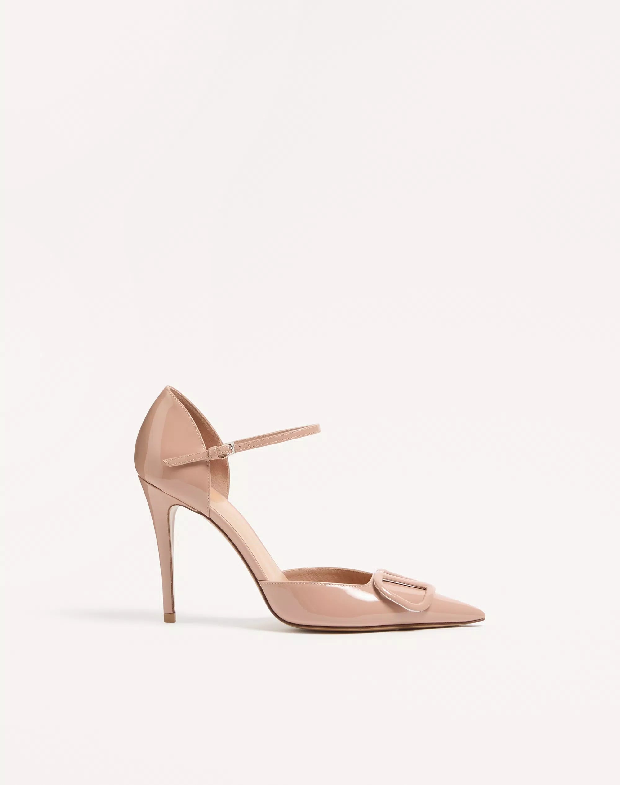 Xbrandat VLogo Signature D'Orsay Patent Leather Pumps