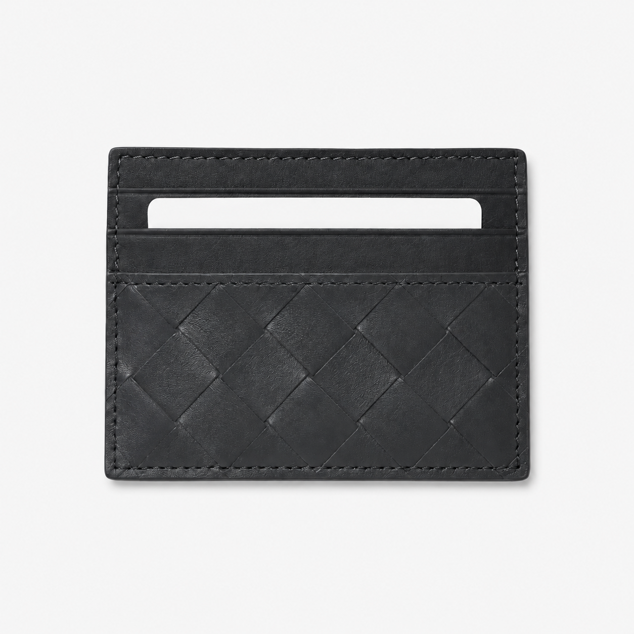 Xbrandat Intrecciato Leather Card Case – Style A