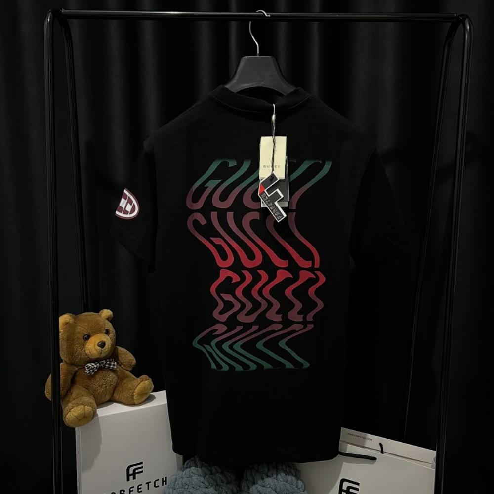 Gucci تيشيرت قوتشي ابيض و اسود - 5