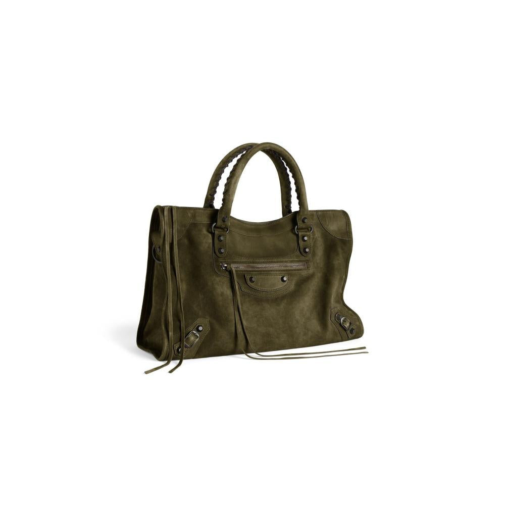 Balenciaga شنطة بالنسياقا WOMEN'S LE CITY BAG IN KHAKI - 2