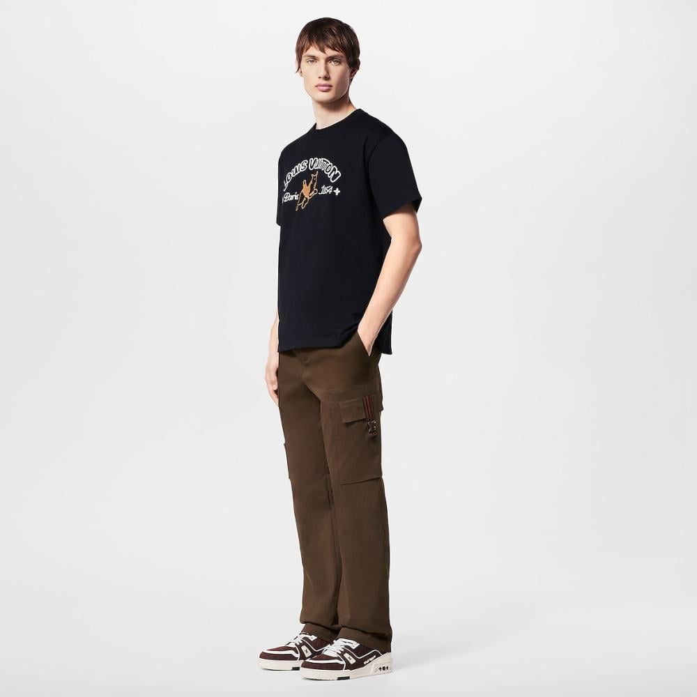 Louis Vuitton Embroidered Cotton T-Shirt - 4