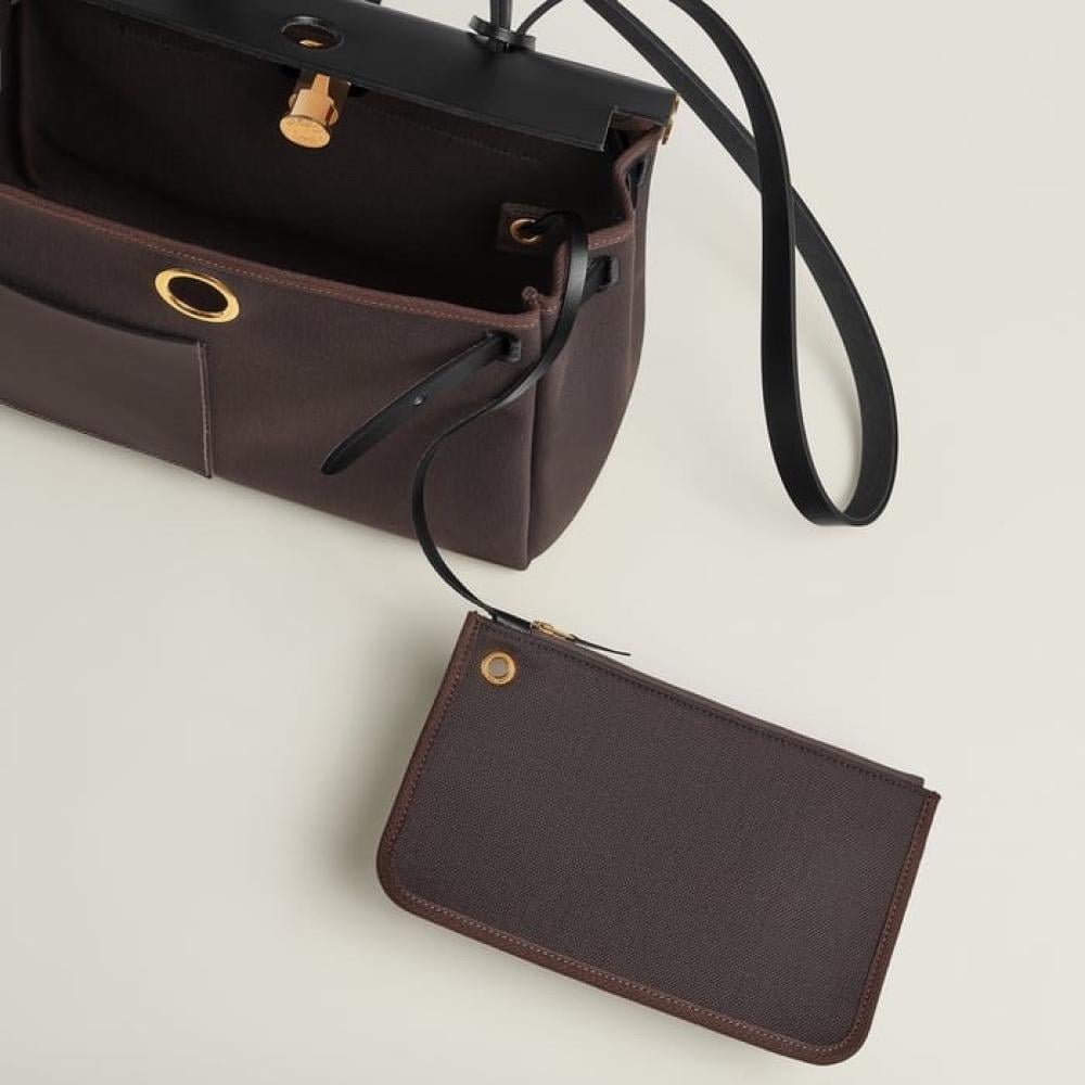 Hermès شنطة ارميز بني Hermès Herbag - 3