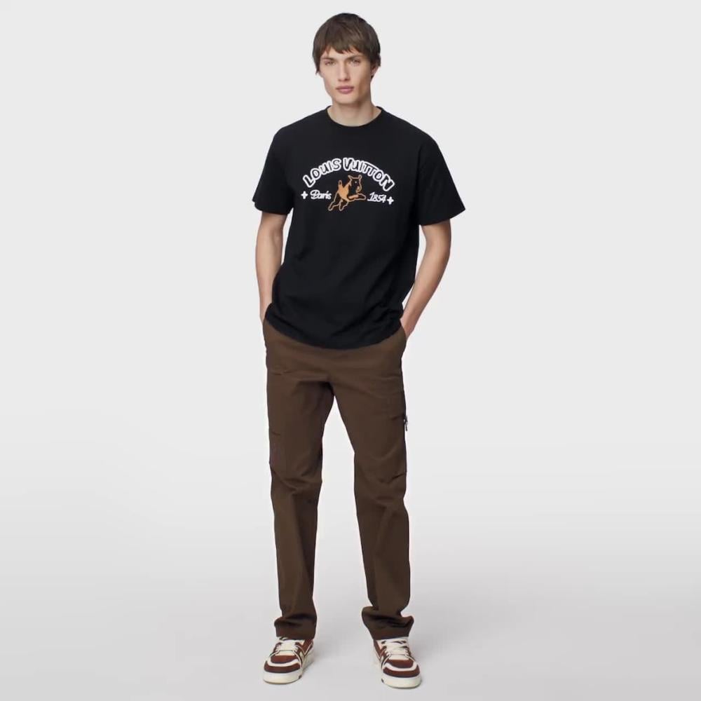 Louis Vuitton Embroidered Cotton T-Shirt - 5