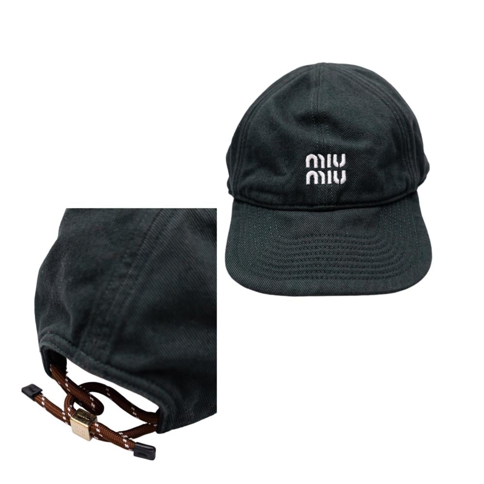 Miu Miu Miu Miu Denim Baseball Cap - 3