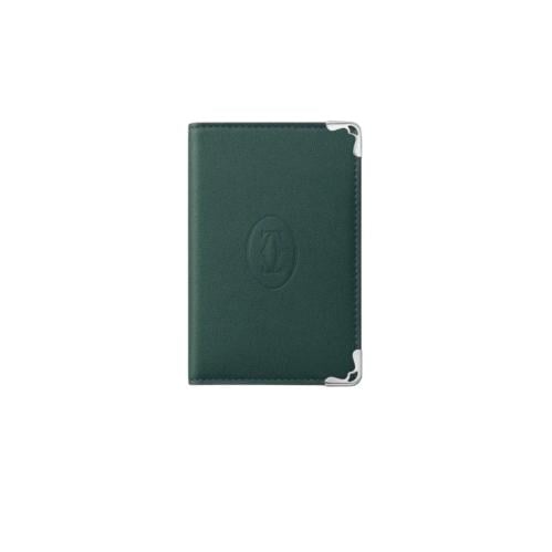 Green Cartier 4-CREDIT CARD HOLDER, MUST DE CARTIER