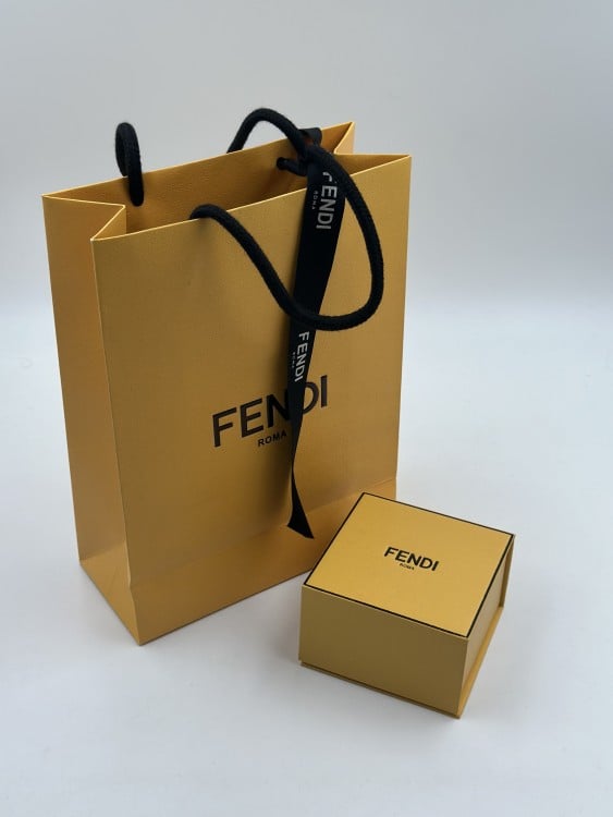 Fendi حلق فندي ذهبي - 6
