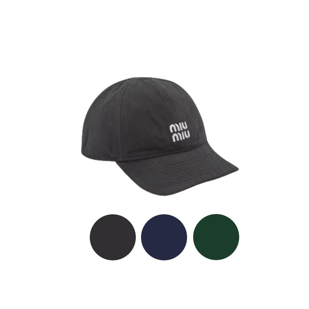 Miu Miu Miu Miu Denim Baseball Cap