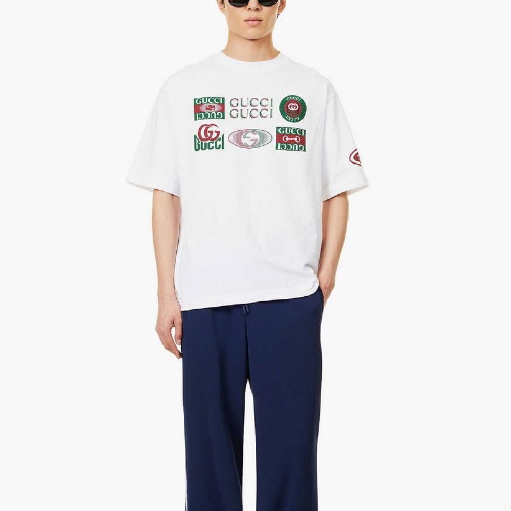 Gucci تيشيرت قوتشي ابيض و اسود - 4