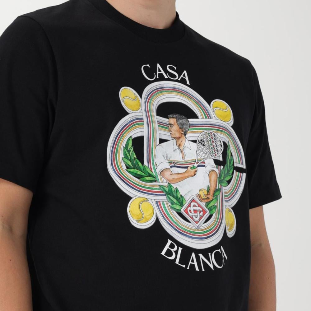 Casa Blanca تيشيرت كازا بلانكا اسود - 2