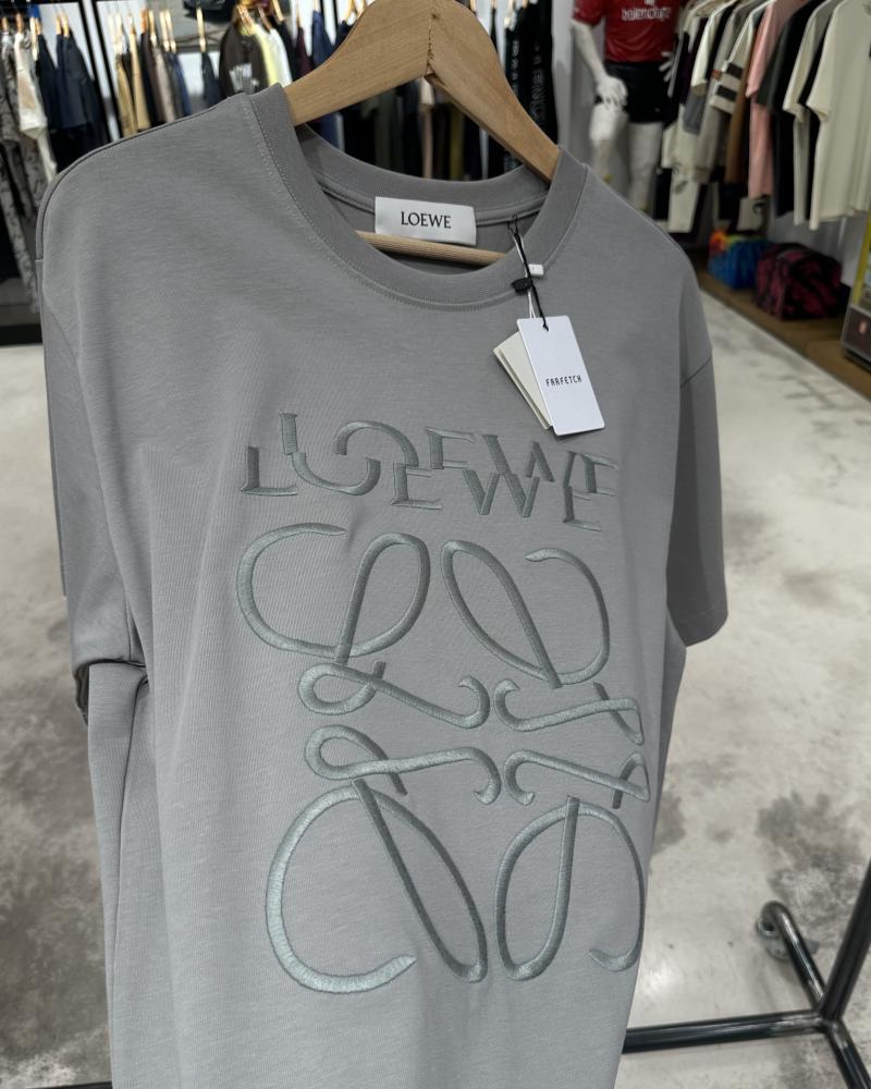 Loewe تيشيرت لويفي رمادي - 3