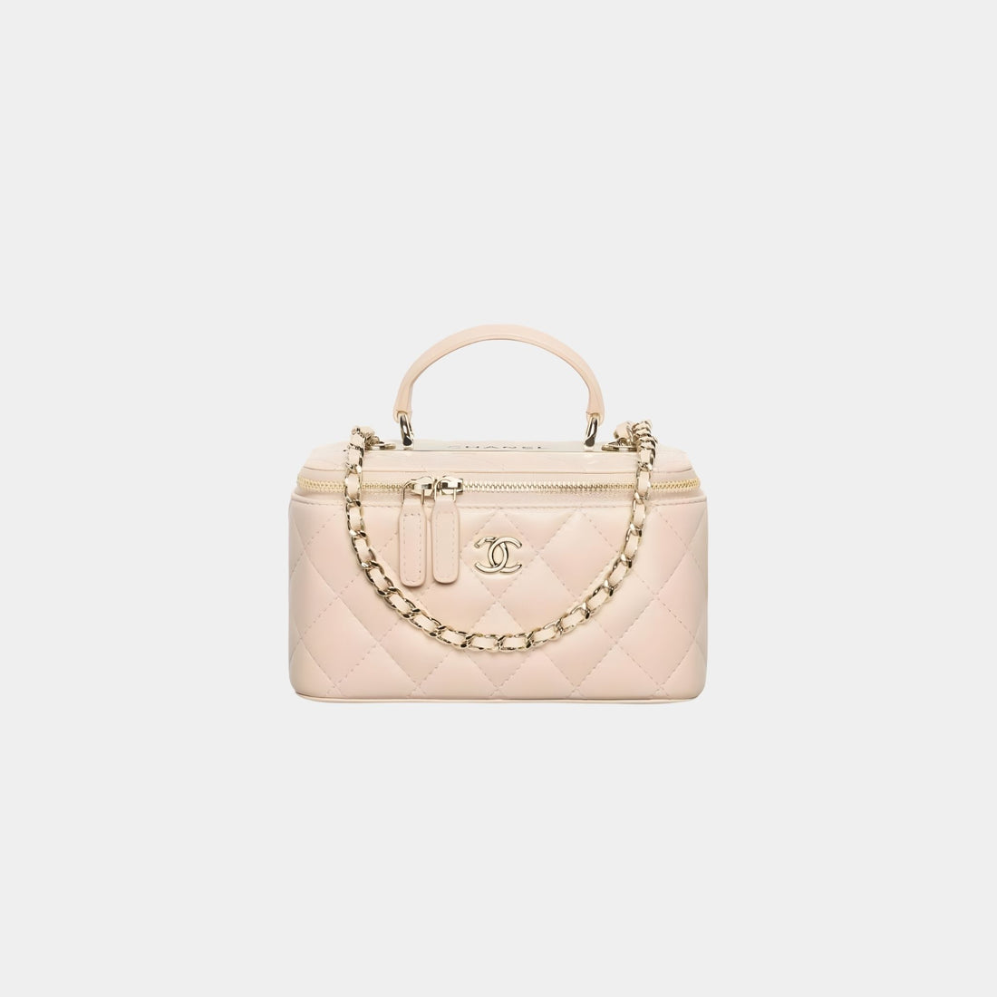 CHANEL Long Vanity With Chain in Lambskin