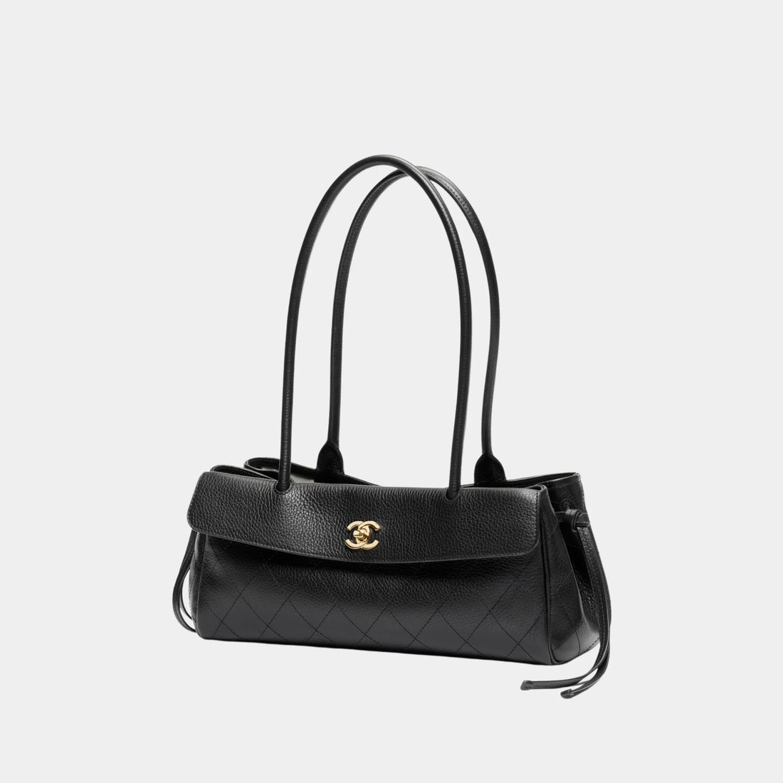 CHANEL Small Tote in Grained Calfskin & Gold-Tone Metal