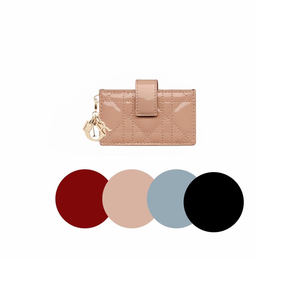 Dior Lady Dior Jasmine Card Holder