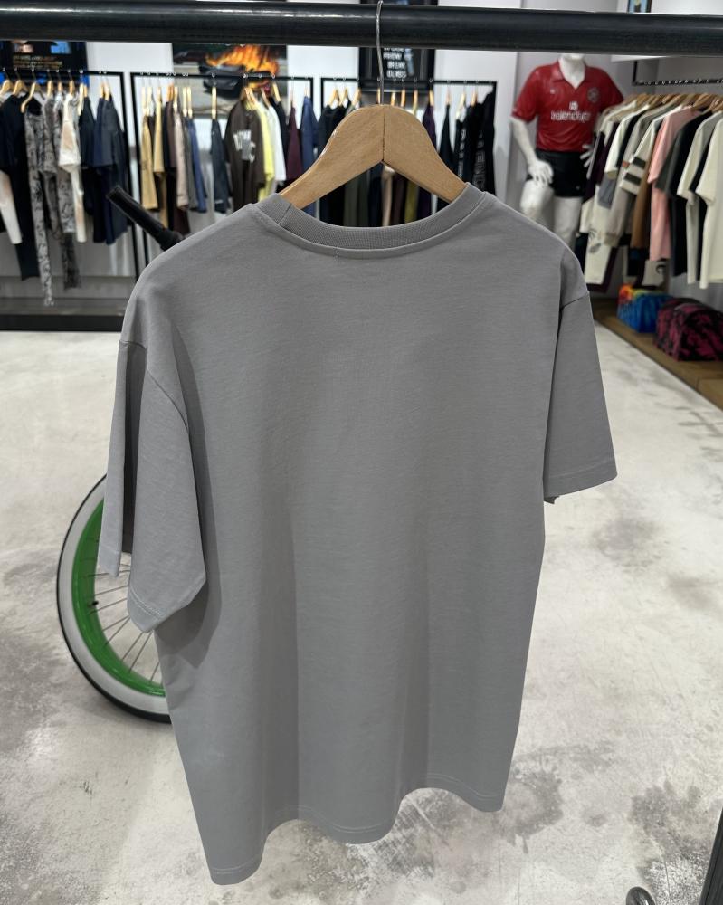 Loewe تيشيرت لويفي رمادي - 4