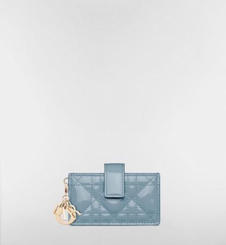 Lady Dior Jasmine Card Holder