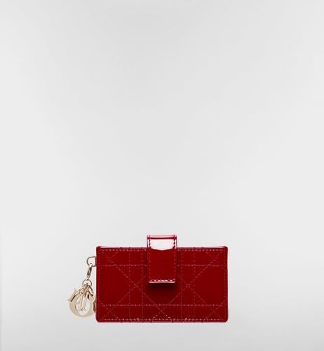 Lady Dior Jasmine Card Holder