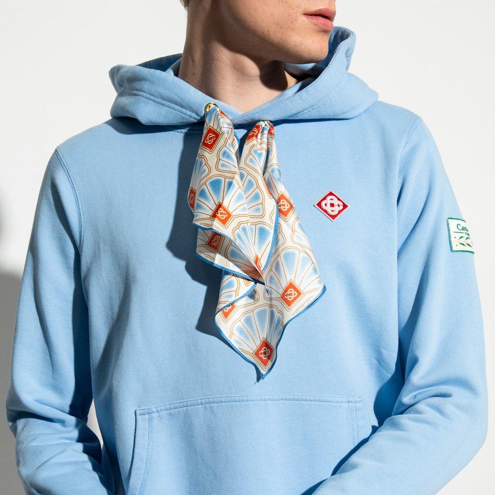 Casa Blanca Scarf Hoodie - Alaskan Blue - 3