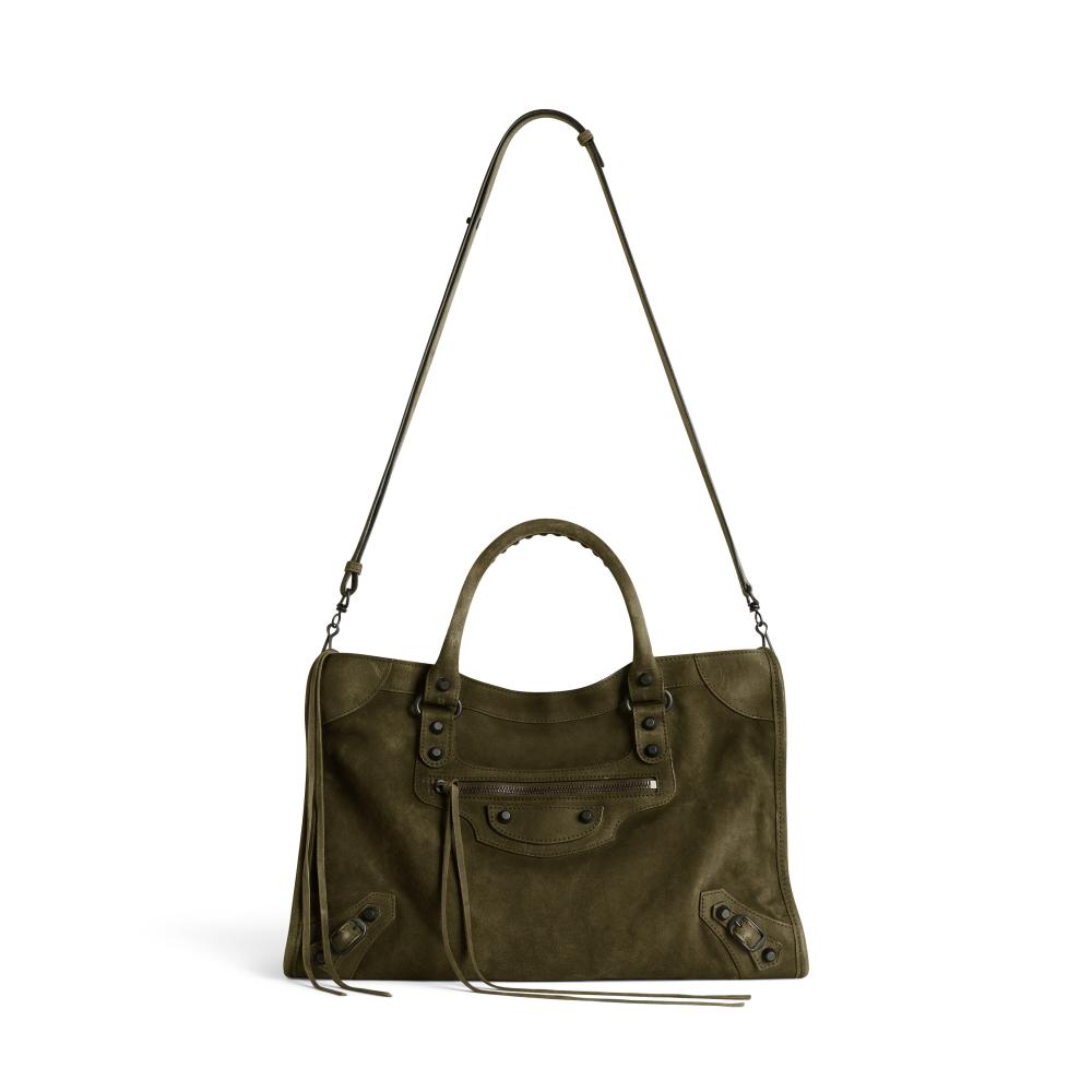 Balenciaga شنطة بالنسياقا WOMEN'S LE CITY BAG IN KHAKI - 4