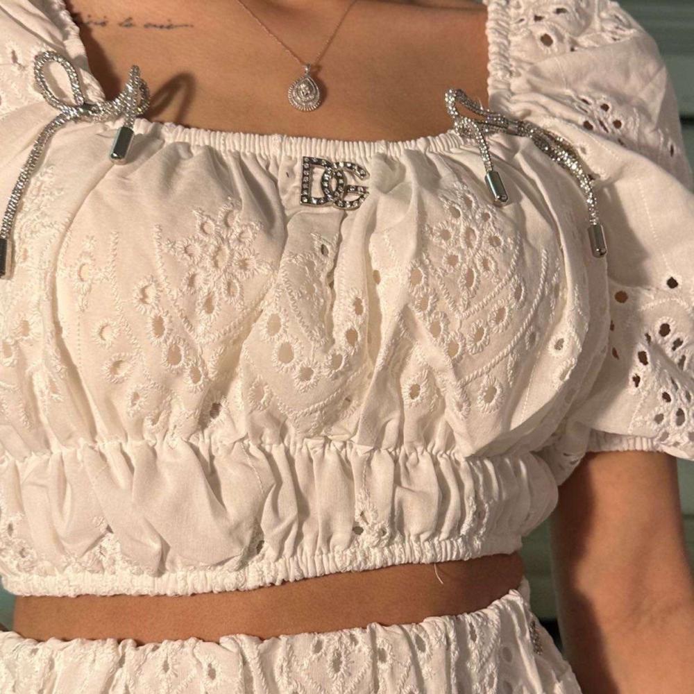 Dolce & Gabbana طقم دولتشي اند قابانا ابيض - 5