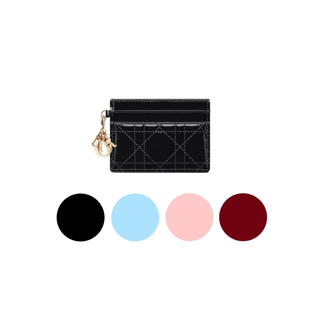 Dior Lady Dior Freesia Card Holder