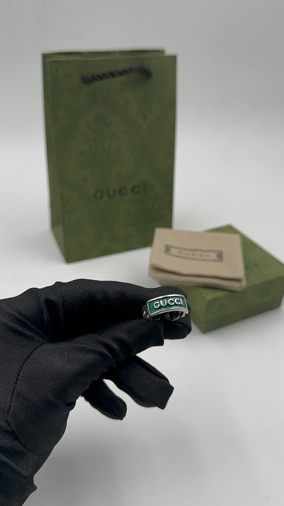 Gucci خاتم قوتشي أخضر