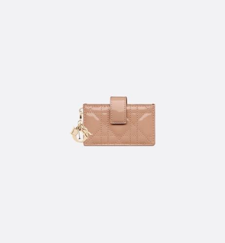 Lady Dior Jasmine Card Holder